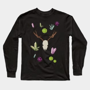 Skull and Crystals v2 Long Sleeve T-Shirt